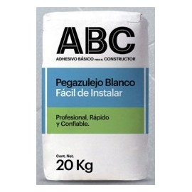 Pegazulejo ABC Blanco