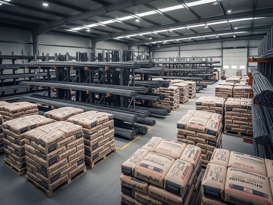 Bodega de materiales para construcción